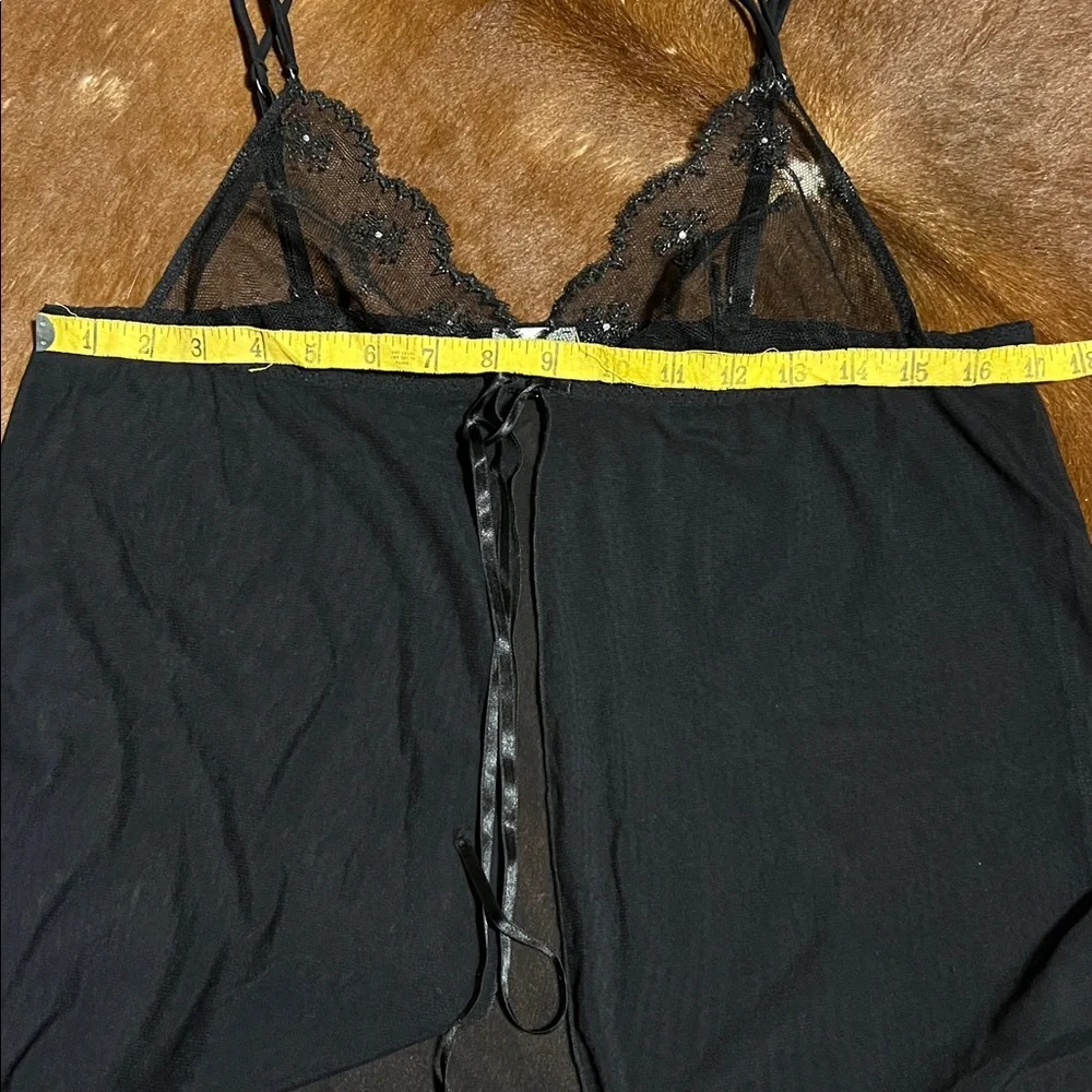 Intimissimi Black Sheer Detail Camisole, Size XS/S - Picture 9 of 10